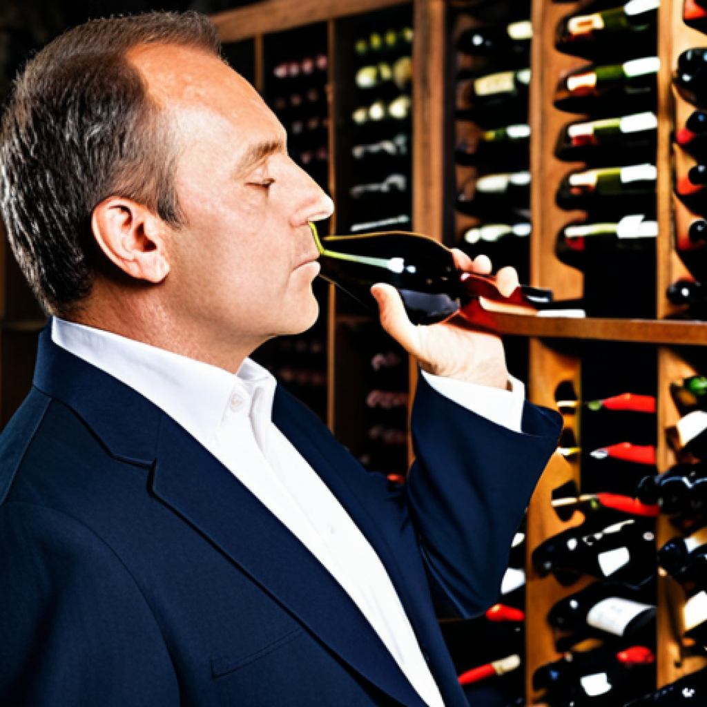 소믈리에의 하루 루틴 - Sommelier Tasting Wine**

"A professional sommelier, fully clothed in appropriate attire, carefully ...